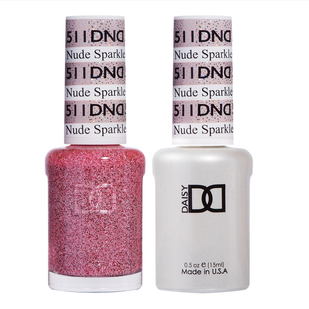 DND Duo Gel & Lacquer Nude Sparkle #511-Beauty Zone Nail Supply