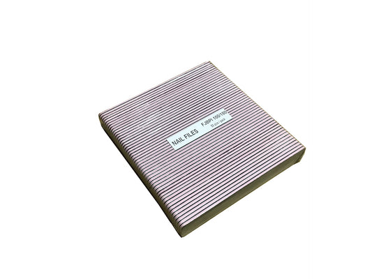 JUMBO 100/180 PINK/BLACK PACK 50PCS #F056-Beauty Zone Nail Supply