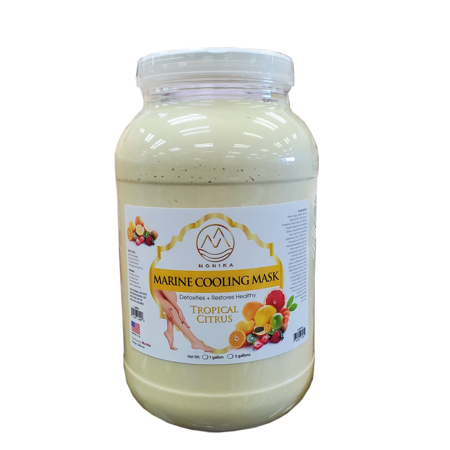 Monika Marine Mask Tropical Citrus Gallon-Beauty Zone Nail Supply