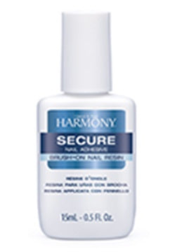 Harmony Secure Nail Adhesive Brush-on Nail Resin 0.5oz-Beauty Zone Nail Supply
