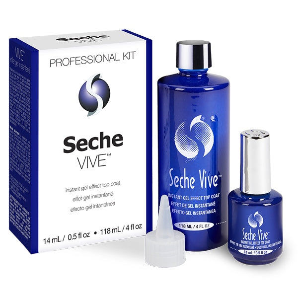 Seche vive gel effect top coat 4oz-Beauty Zone Nail Supply