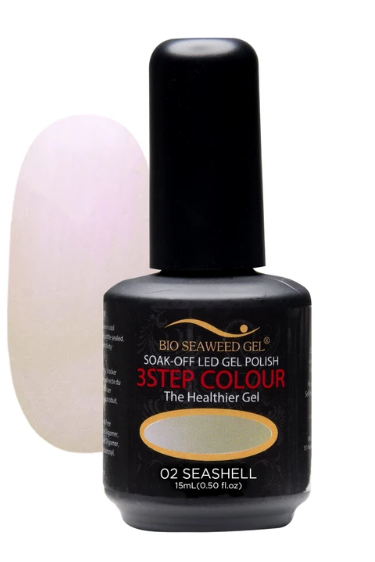 Bio Seaweed 3STEP Gel Polish 02 Seashell-Beauty Zone Nail Supply