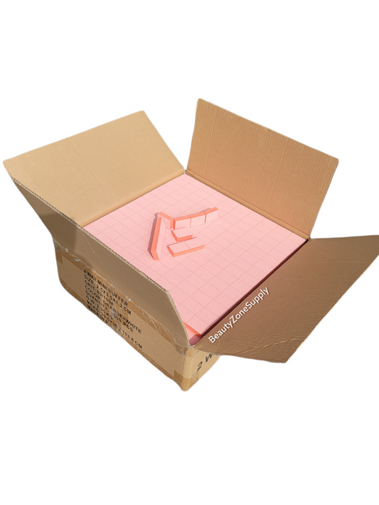 KAT Beauty Nail Buffer Mini Orange White Grit 80/80 1500 pc #kat2