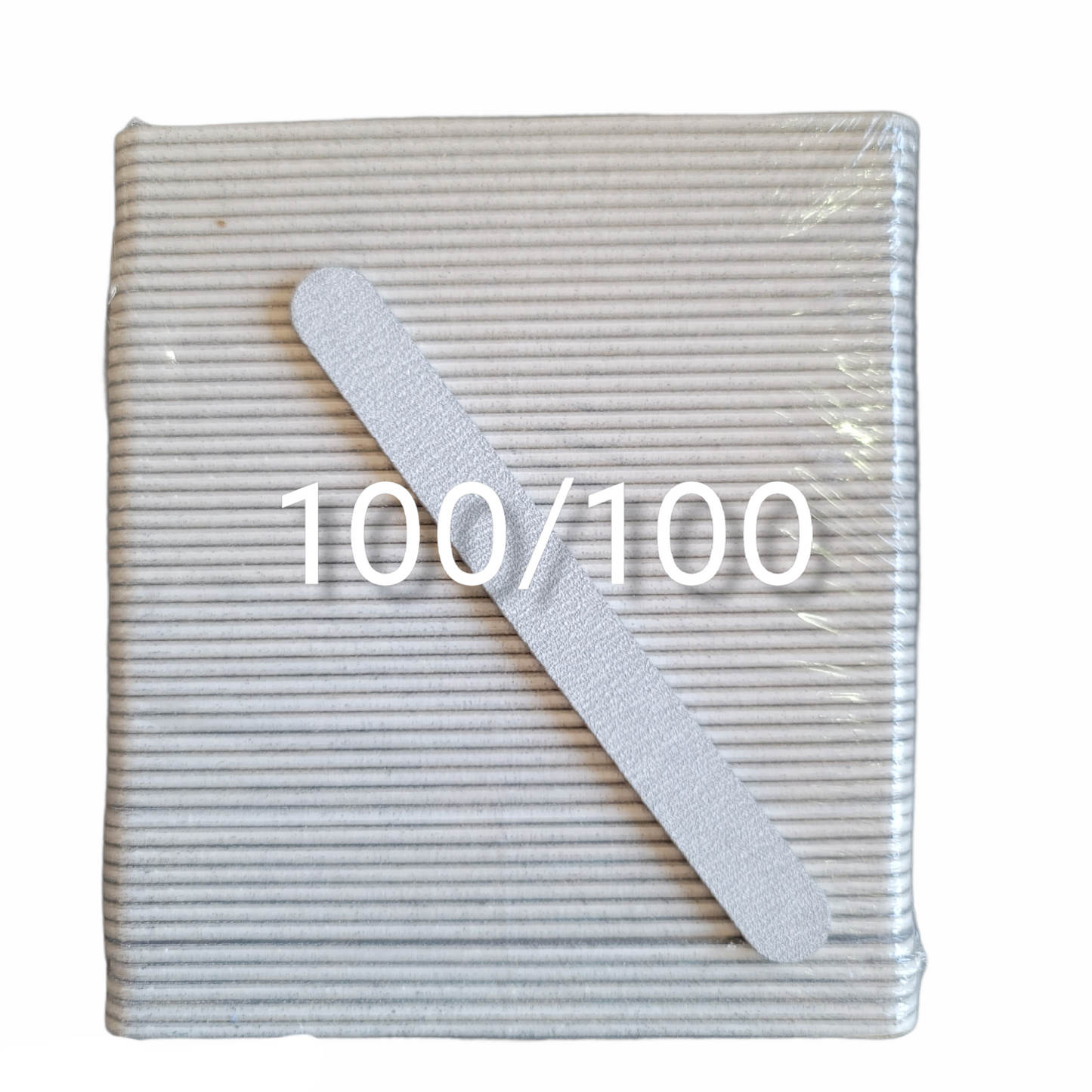Nail File Regular 7" 100/100 Zebra 50 pc #F511