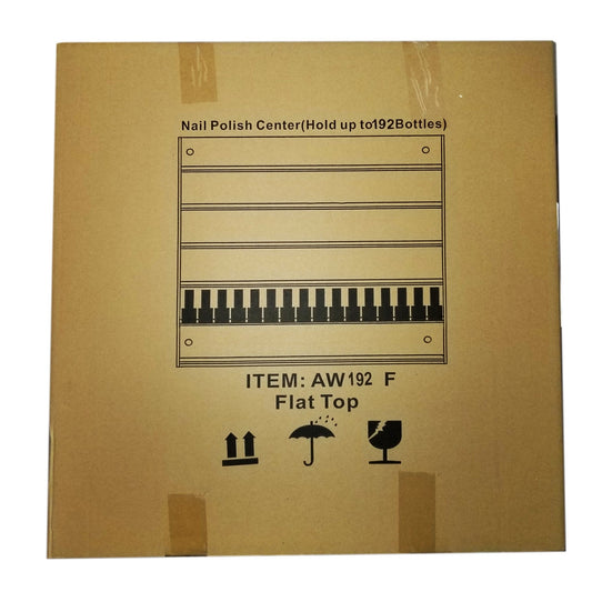 Wr019 wall rack double acrylic 192f-Beauty Zone Nail Supply