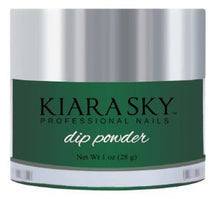 Load image into Gallery viewer, Kiara Sky Dip Glow Powder -DG115 Teal My Heart-Beauty Zone Nail Supply