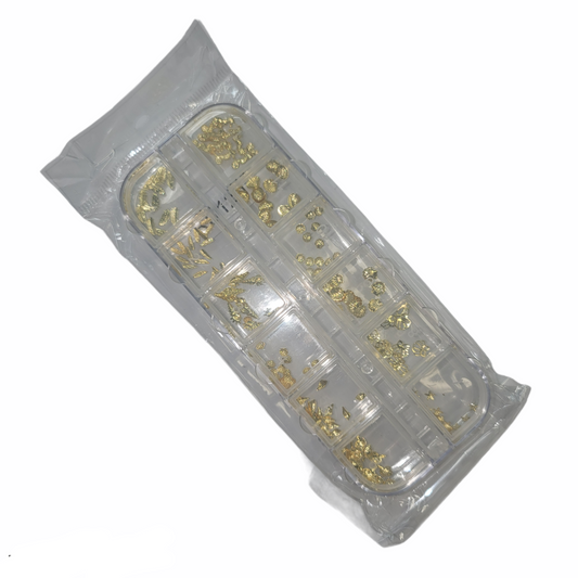 12 Lattice Gold Rivets Decoration (Mix 30 styles/order) RD121