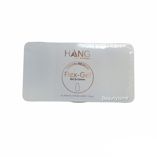 Hang Gel x Tips Coffin Medium 600ct / 12 Size 51355