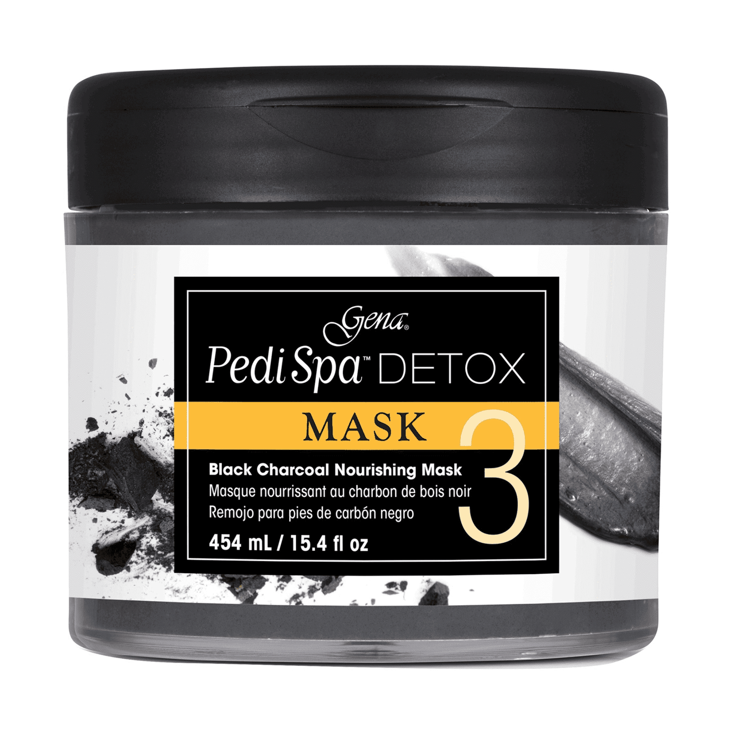 Gena Pedi Spa Detox Black Charcoal 15.4 oz #10329