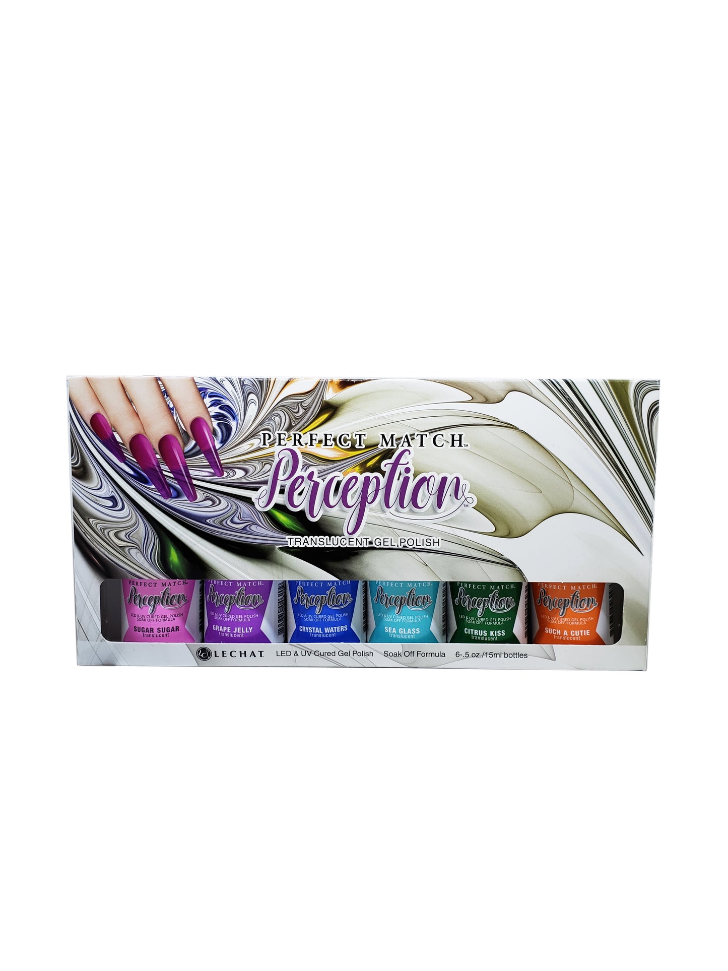 Perfect Match Perception Translucent GEL SET 01-Beauty Zone Nail Supply