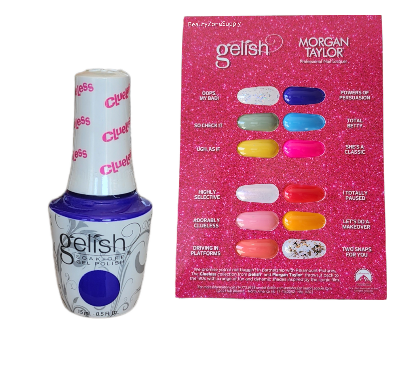 Harmony Gelish Soak Off Gel Polish Powers Of Persuasion 0.5Oz/15Ml #458