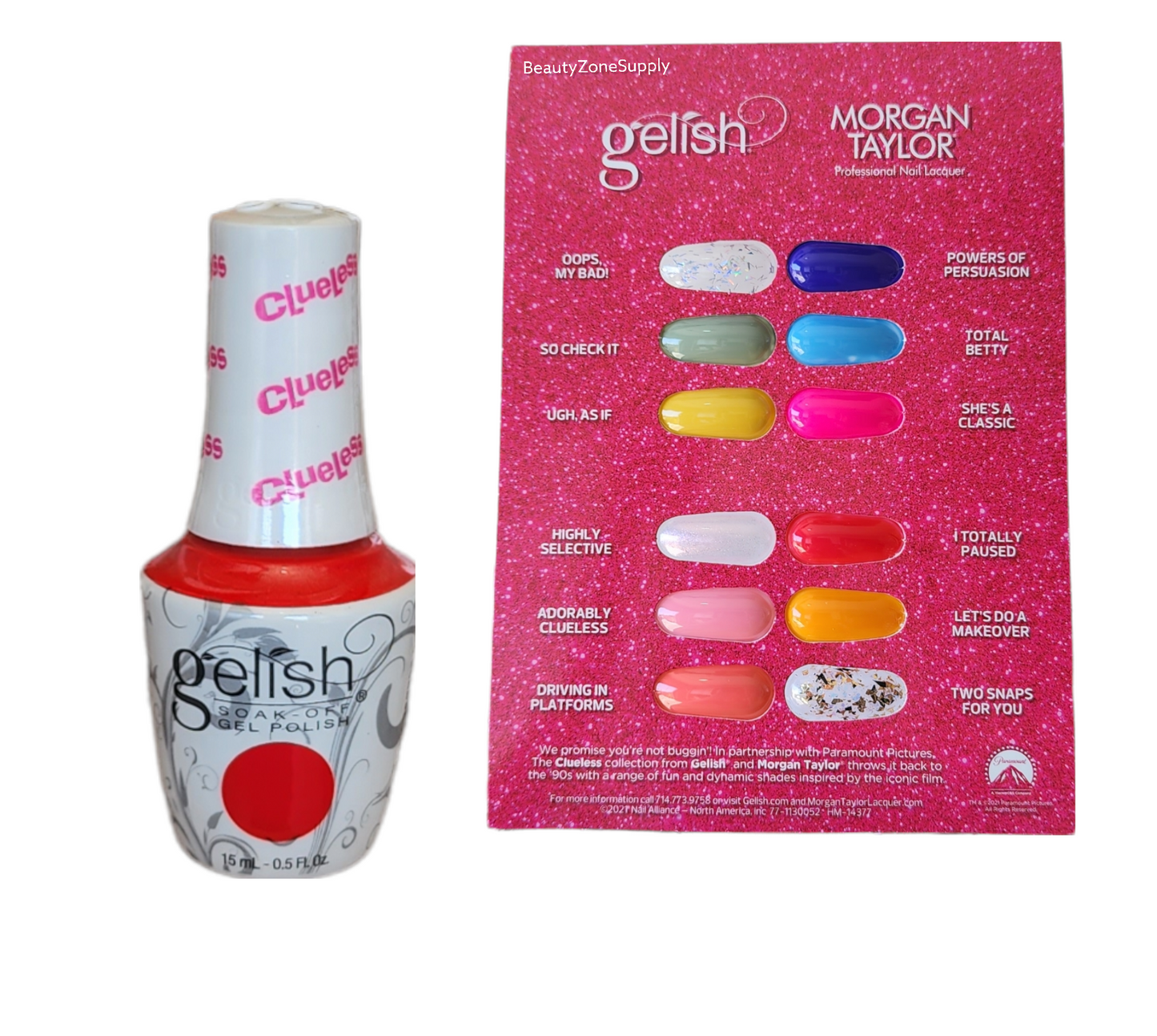 Harmony Gelish Soak Off Gel Polish I Totally Paused 0.5Oz/15Ml #461