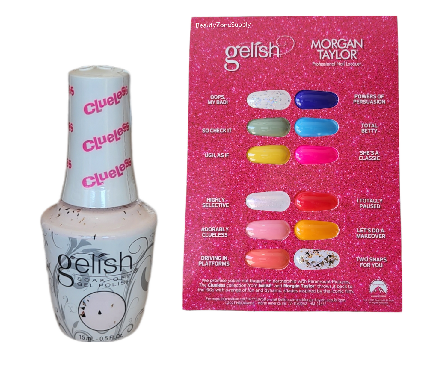 Harmony Gelish Soak Off Gel Polish Two Snaps For You 0.5Oz/15Ml #463