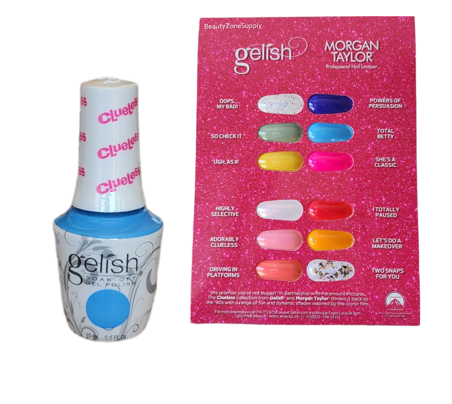 Harmony Gelish Soak Off Gel Polish Total Betty 0.5Oz/15Ml #459