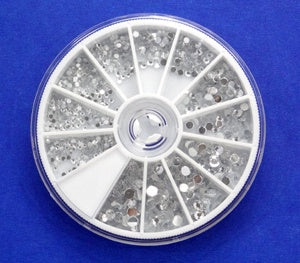 6 crystal mix size cr6144 #9572-Beauty Zone Nail Supply