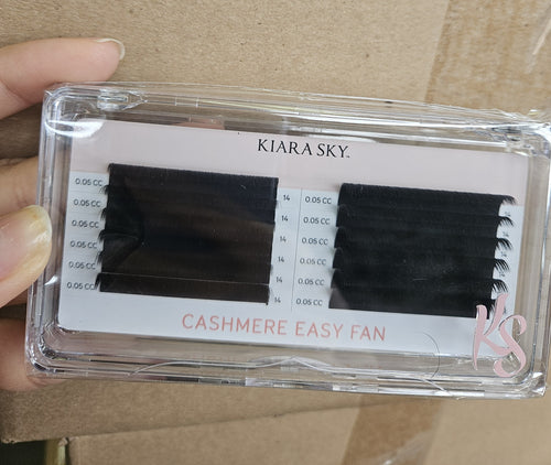 Kiara Sky Lash Extensions Cashmere Easy Fan - 0.05 - CC - 14mm CECC514