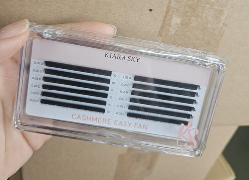 Kiara Sky Lash Extensions Cashmere Easy Fan - 0.05 - D - 10mm CED510