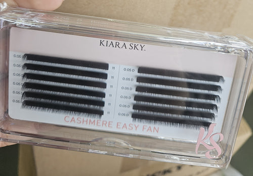 Kiara Sky Lash Extensions Cashmere Easy Fan - 0.05 - D - 11mm CED511