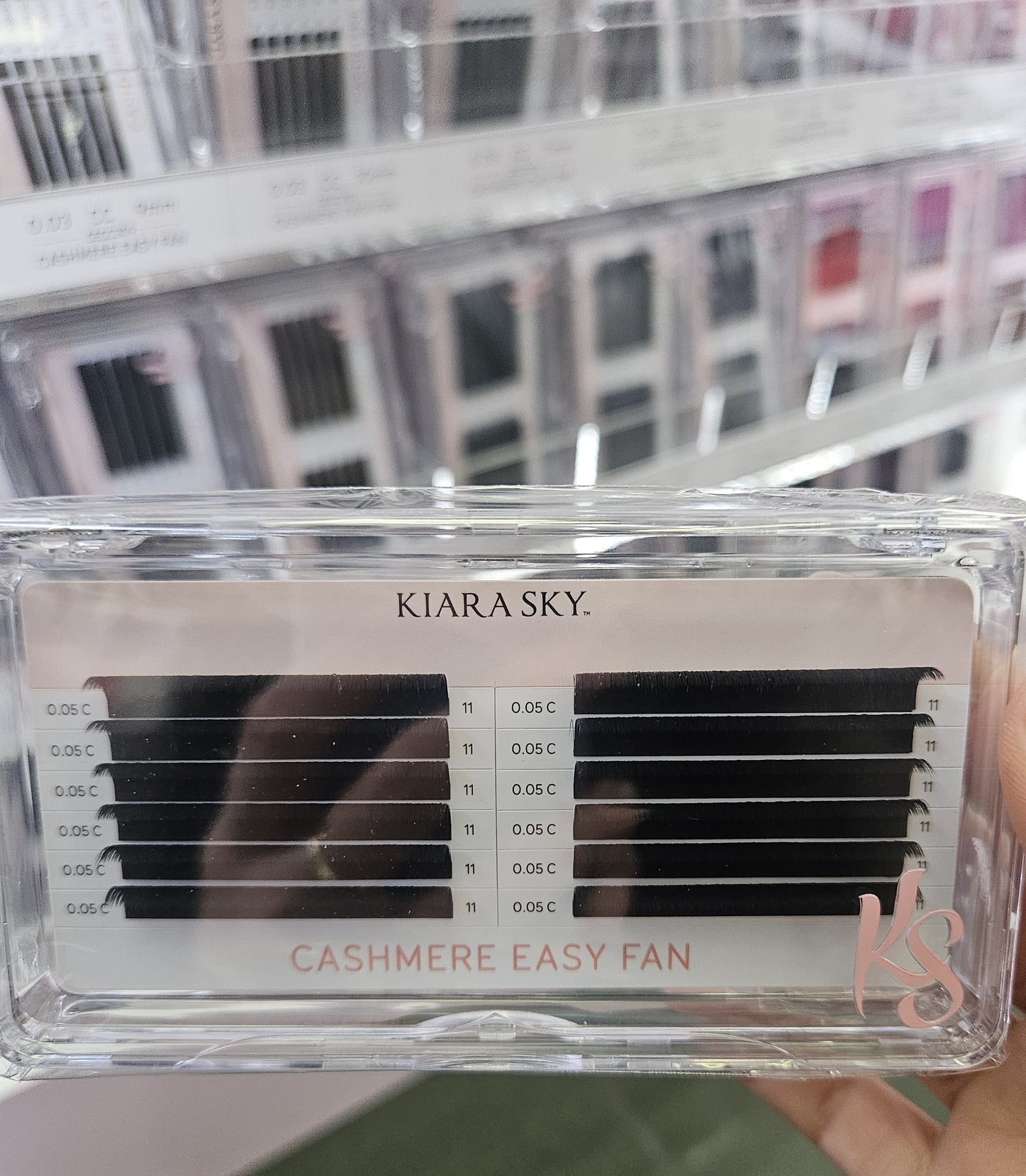 Kiara Sky Lash Extensions Cashmere Easy Fan - 0.05 - C - 11mm CEC511
