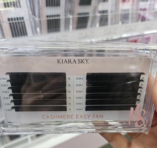 Kiara Sky Lash Extensions Cashmere Easy Fan - 0.05 - C - 12mm CEC512