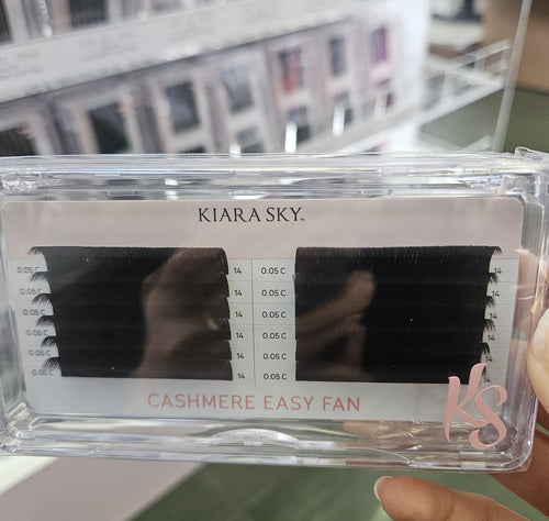 Kiara Sky Lash Extensions Cashmere Easy Fan - 0.05 - C - 14mm CEC514