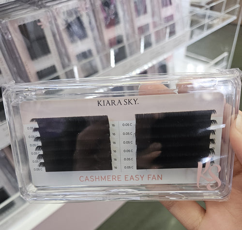 Kiara Sky Lash Extensions Cashmere Easy Fan - 0.05 - C - 16mm CEC516