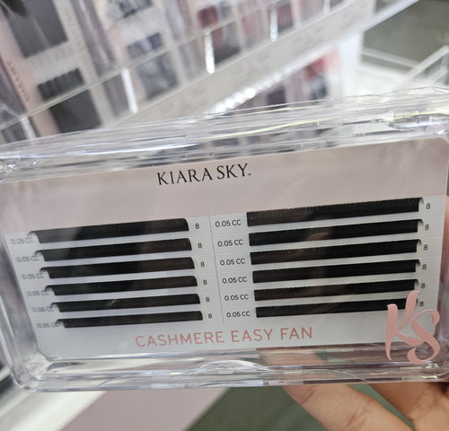 Kiara Sky Lash Extensions Cashmere Easy Fan - 0.05 - CC - 8mm CECC508