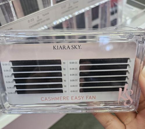 Kiara Sky Lash Extensions Cashmere Easy Fan - 0.05 - CC - 10mm CECC510