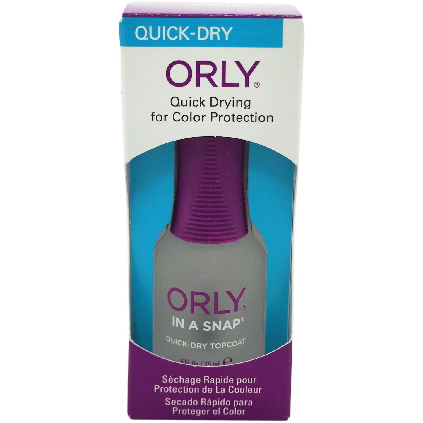 Orly in a snap top coat 0.6 oz-Beauty Zone Nail Supply