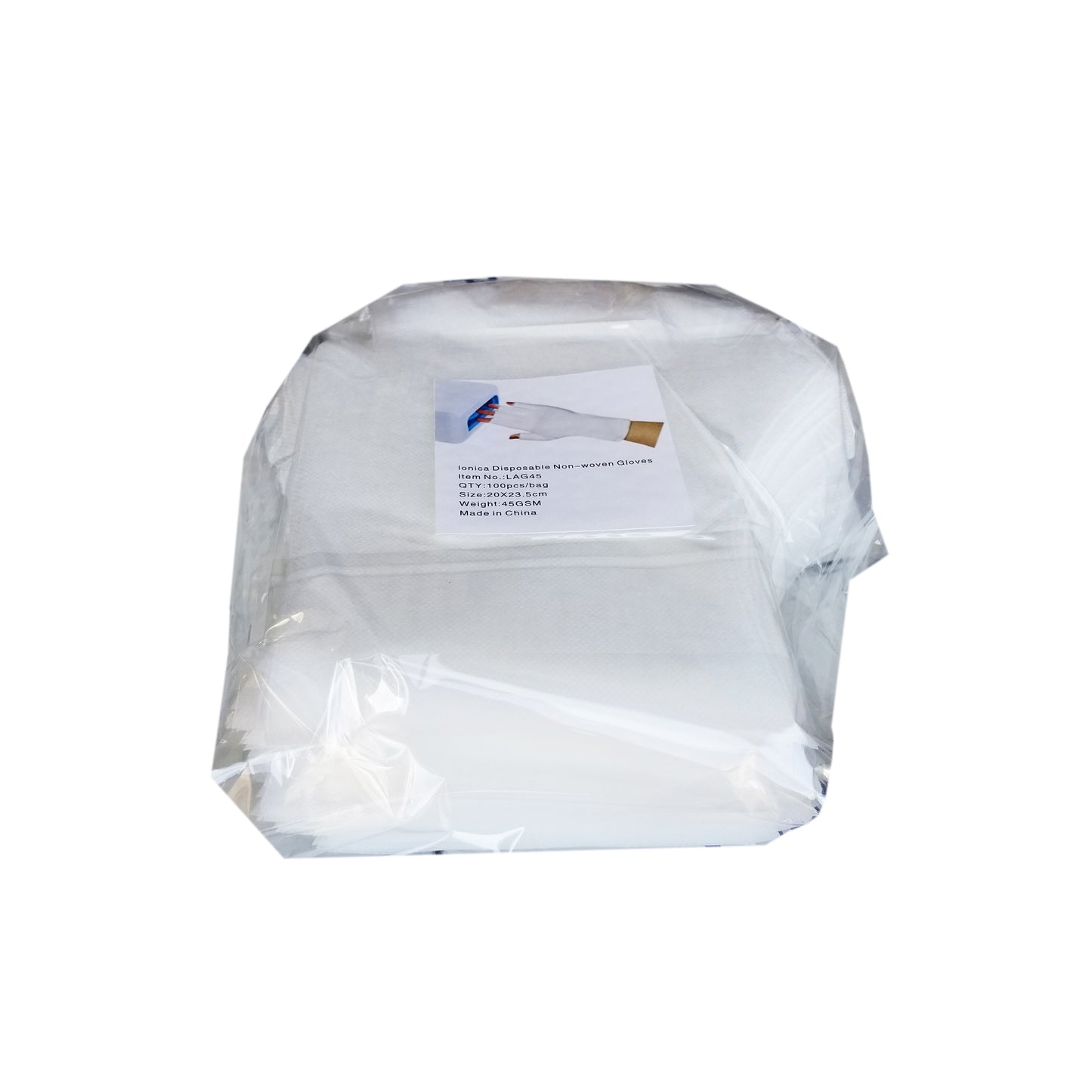 Ionica disposable uv Gloves 100 bag #6146-Beauty Zone Nail Supply