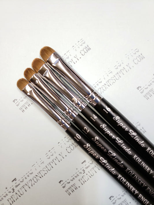 Super Linda French Brush Black With Dot Tool F#10-Beauty Zone Nail Supply