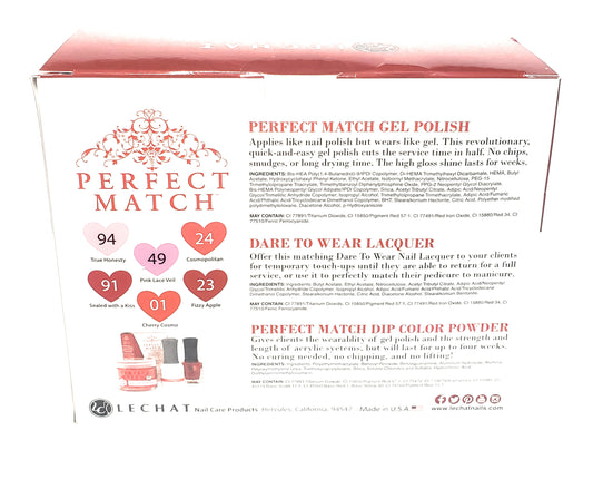 Perfect match Cherish Color Kit-Beauty Zone Nail Supply