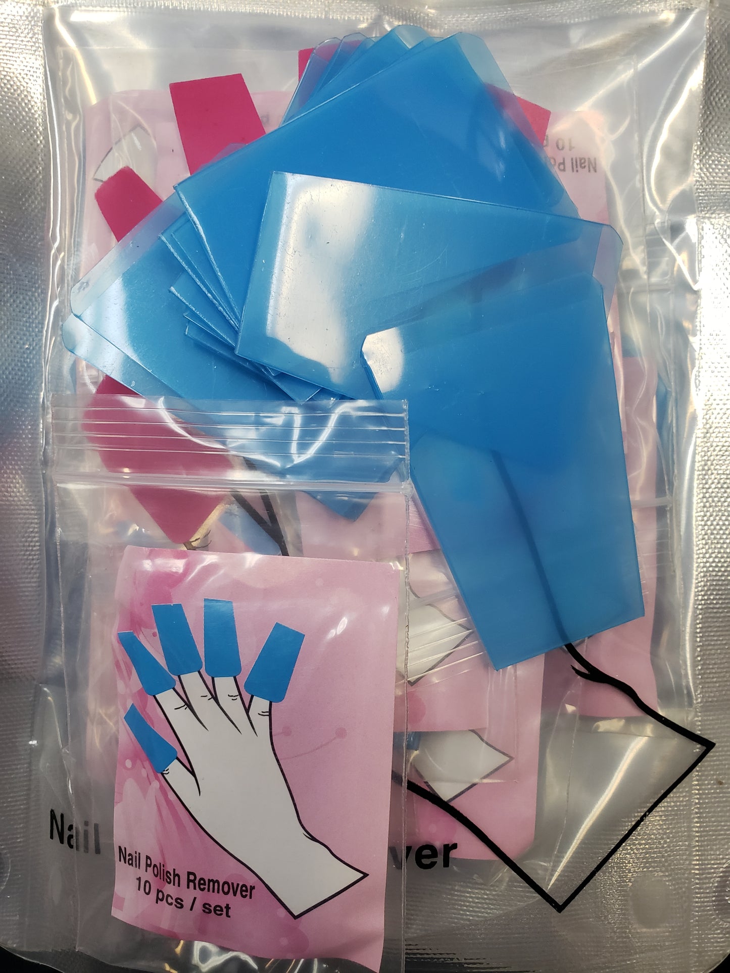 Nail Polish Remover pouch 10 pc./ bag-Beauty Zone Nail Supply