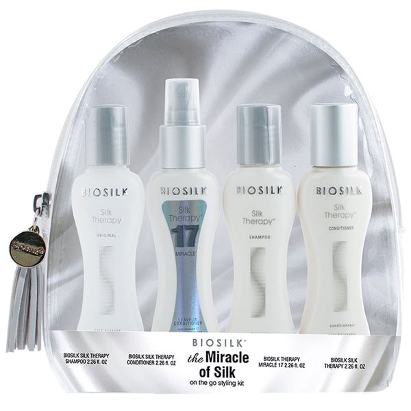 Biosilk The Miracle of Silk Travel Kit set 4 (2.26 oz Each )