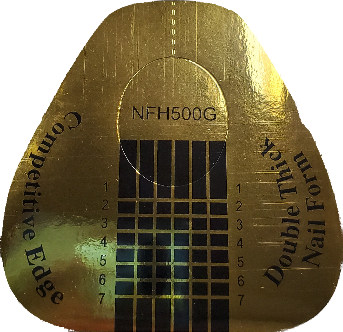 Nail Tech Nail Forms Double Thick Gold 24 pc-Beauty Zone Nail Supply