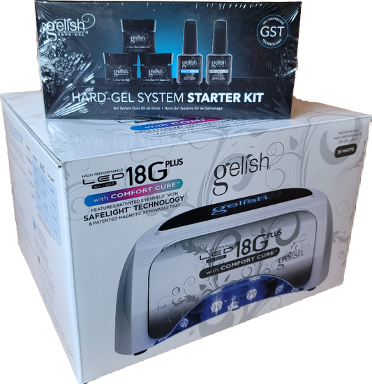 Harmony Gelish 18G Plus LED Lamp & Hard Gel System Kit-Beauty Zone Nail Supply