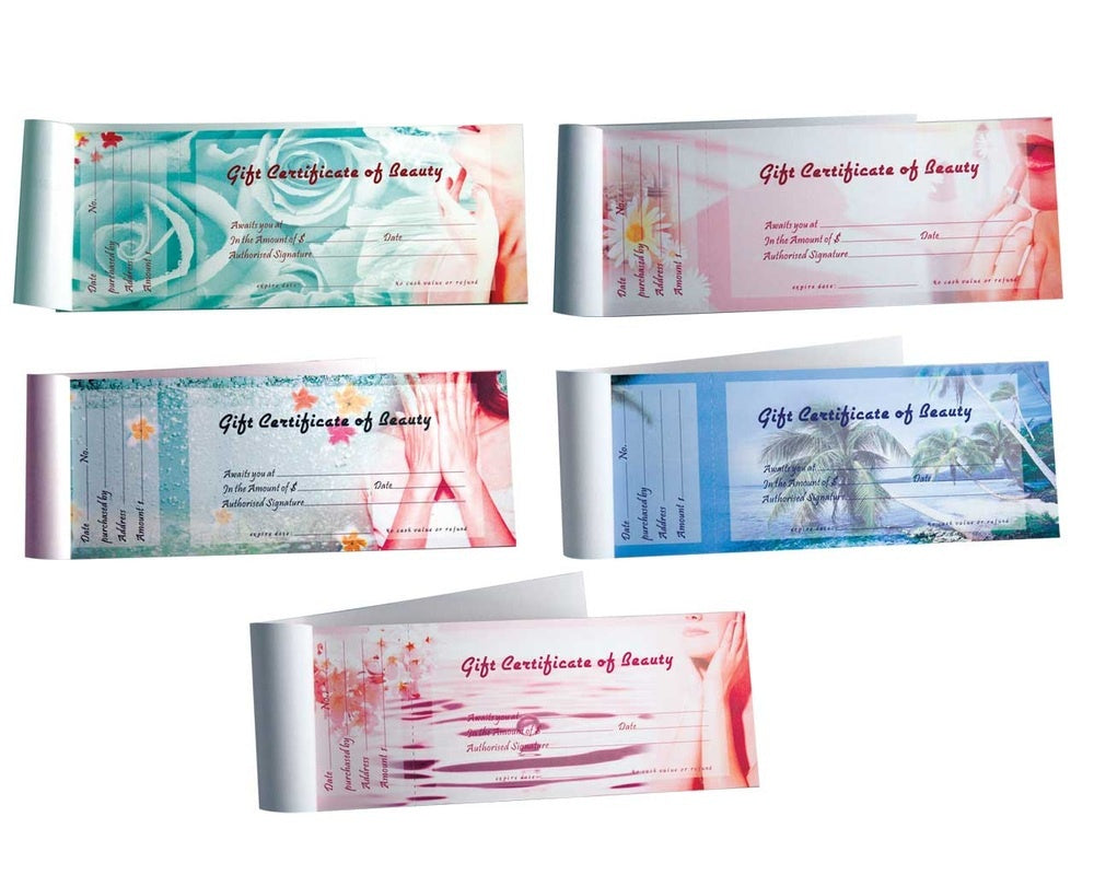 GIFT CERTIFICATE MULTI COLOR #9586-Beauty Zone Nail Supply