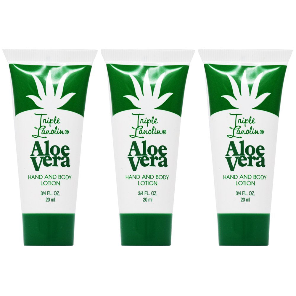 Triple Lanolin Lotion Aloe Vera 3/4 oz