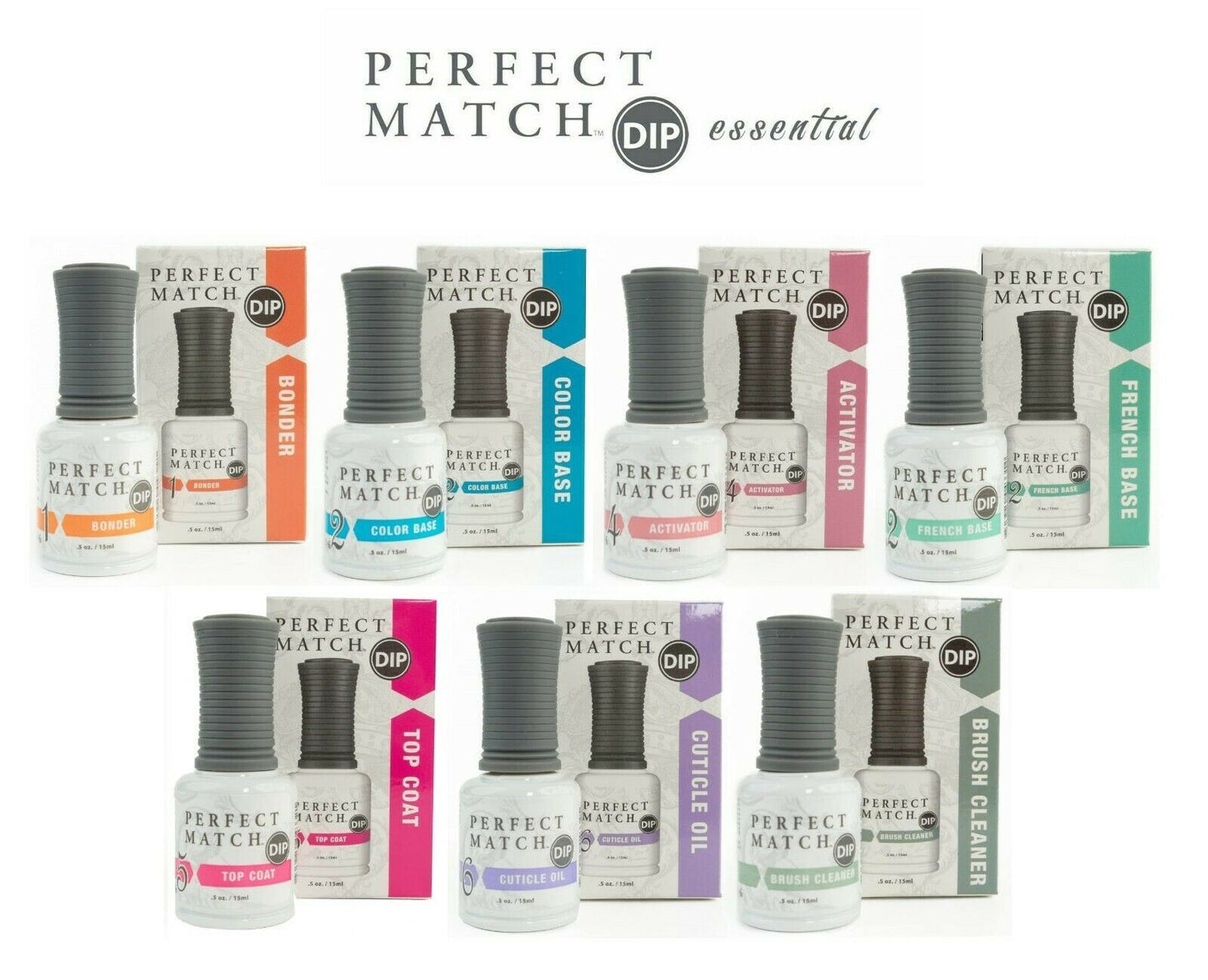 Lechat Perfect Match - Liquid Dip Essentials 0.5 fl oz **Pick Your Bottle**