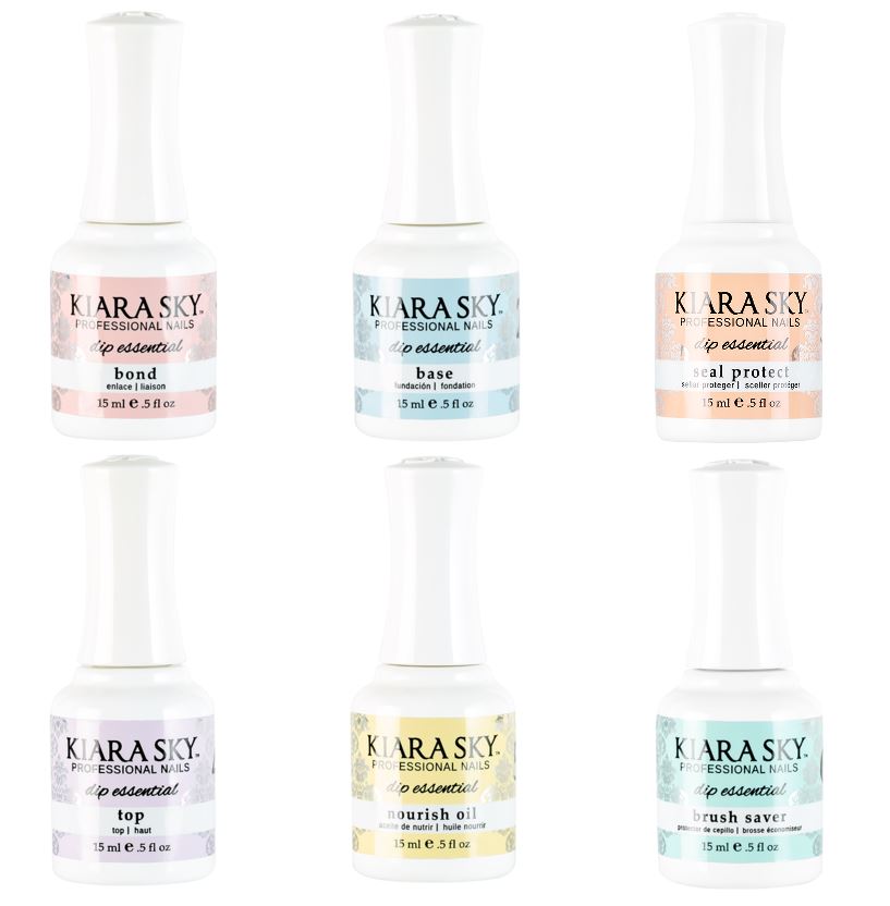 Kiara Sky Dip Powder Essential Liquids 0.5 Fl Oz **Pick your Bottles**