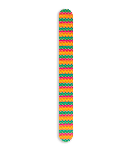 Tropical Shine Chevron Nail File Multi Color 180/240 #707573