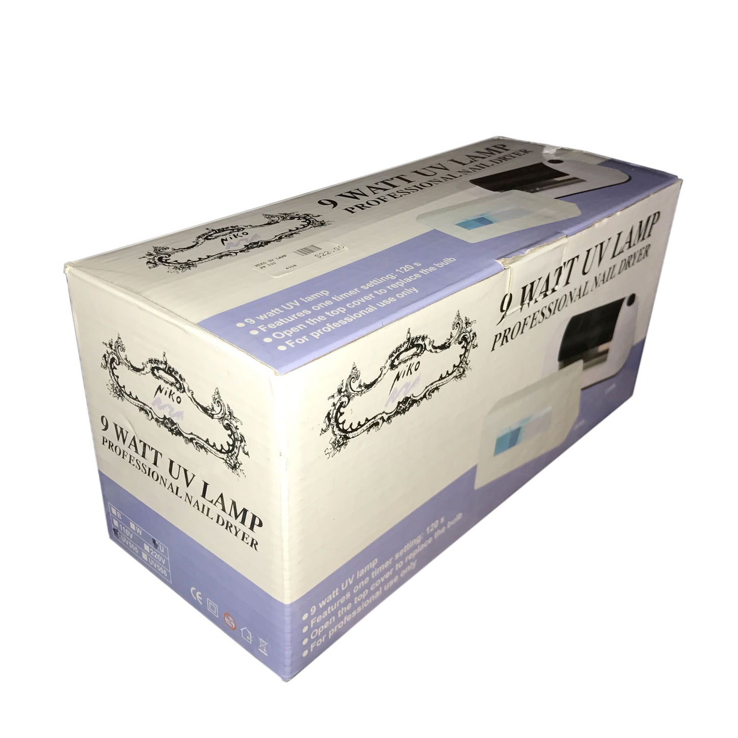 NIKO UV LAMP 9 W #UV029-Beauty Zone Nail Supply