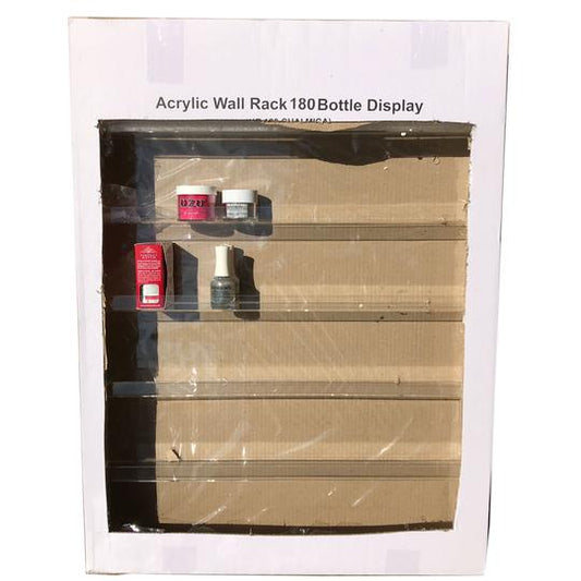 WR003 Wall Rack NAIL POLISH 180 Bottle-Beauty Zone Nail Supply