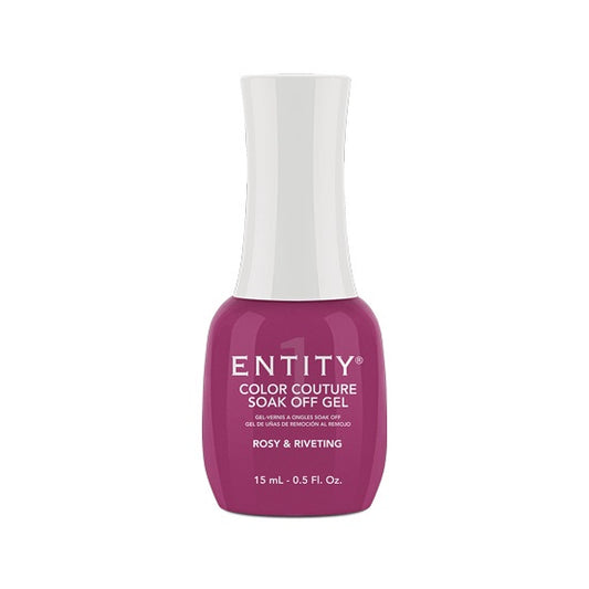 Entity Gel Rosy & Riveting 15 Ml | 0.5 Fl. Oz. #852-Beauty Zone Nail Supply