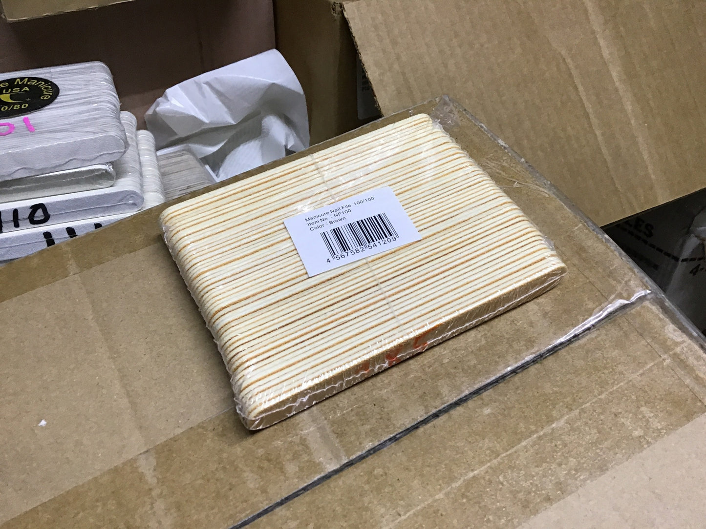 Nail File Mini 100/100 Brown 50 pc/Pack #F158