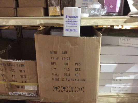 Germicide jar st-02 #10695-Beauty Zone Nail Supply