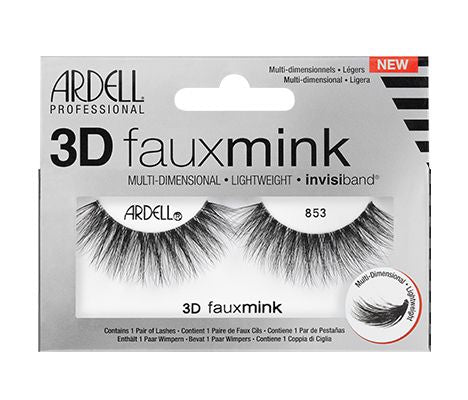 Ardell 3D Faux Mink Lash 853 #67449-Beauty Zone Nail Supply