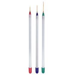 3 PCS NAIL ART STRIPING BRUSH-Beauty Zone Nail Supply