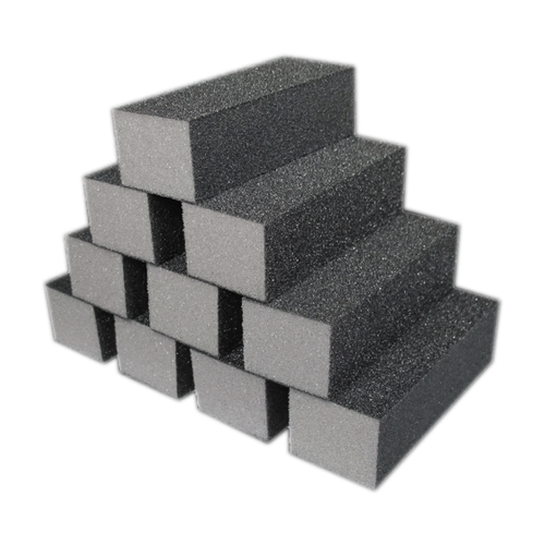 D19 Dixon Buffer 3 way Gray Black Grit 100/180-Beauty Zone Nail Supply