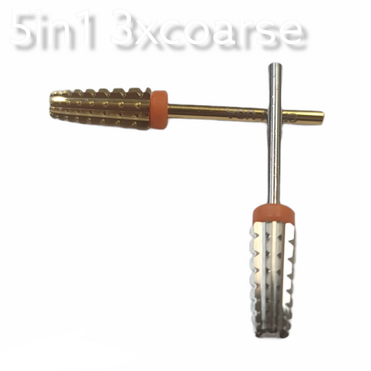 Carbide Nail Bit 5 In 1 3X-Coarse 3/32 Silver